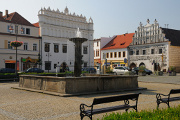 square in town Sušice