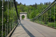 empírový řetězový most ve Stádlci