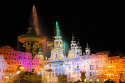 Samson's fountain and town hall V