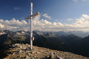 vrcholový kříž na Weissecku