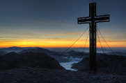 vrcholový kříž na Hochschwabu I