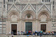 sienská katedrála Duomo  v dešti II