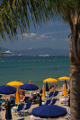 Cannes - soukromá pláž pod palmami I
