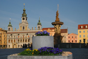 Přemysl Otakar II. Platz mit Rathaus