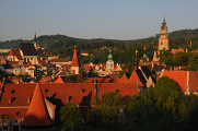 Staatsburg und Schloss Český Krumlov und Kirche Sankt Vitus