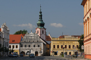 náměstí - Muzeum, Lékárna a hotel Fialka