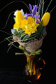 vázaná kytice - narcis, tulipán, frézie a kosatec I