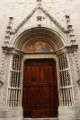 Ascoli Piceno - boční portál kostela San Francesco
