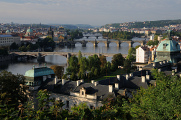 pražské mosty a Strakova akademie