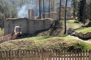 zřícenina hradu Pořešín nad Malší