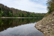 Orlická dam - river Otava
