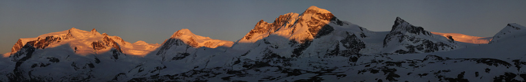 Monte Rosa and Breithorn
